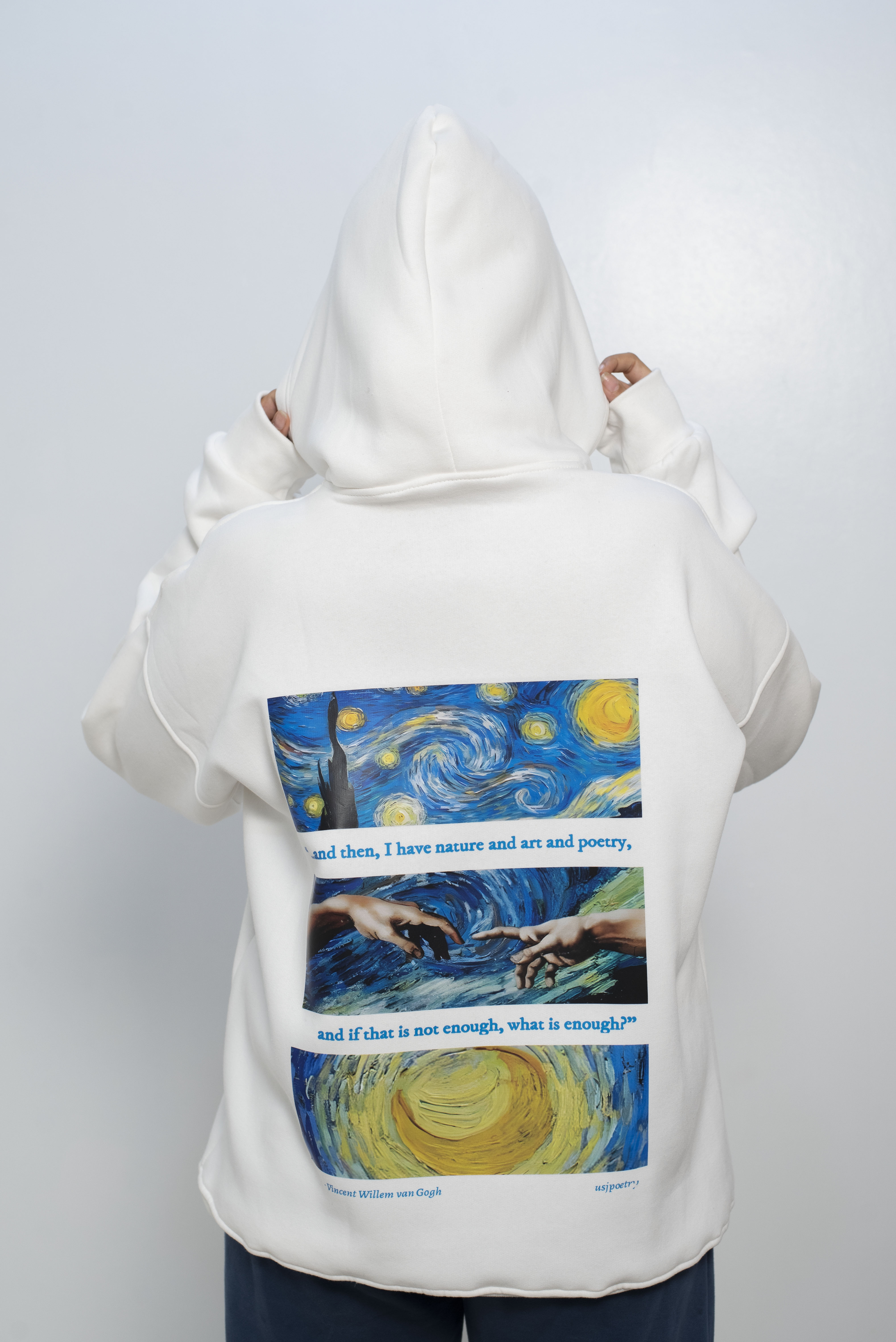 van gogh quote hoodie